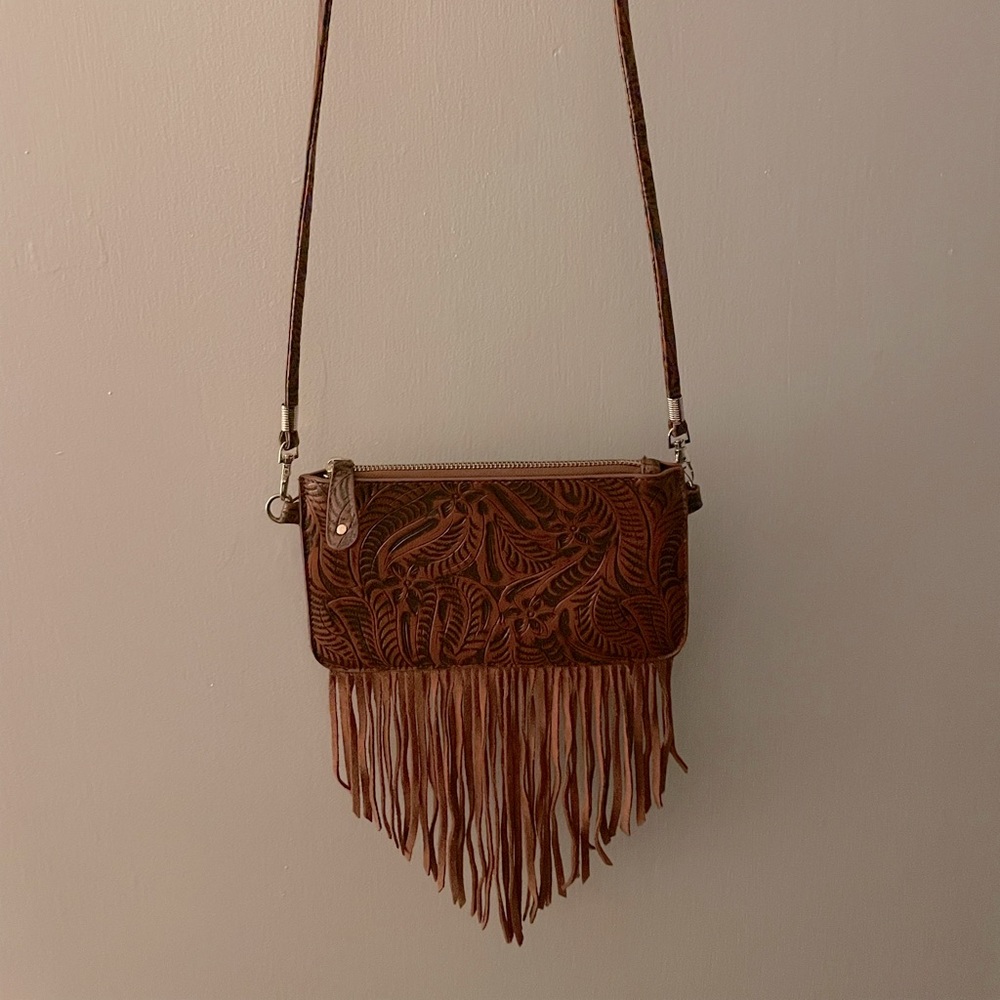 Free People Fringe Crossbody